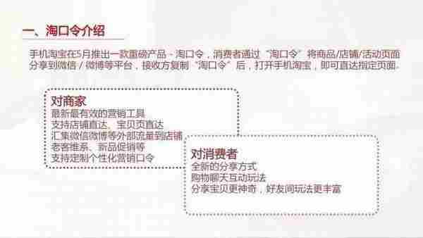 小二完整版PPT告诉你如何玩转淘口令!