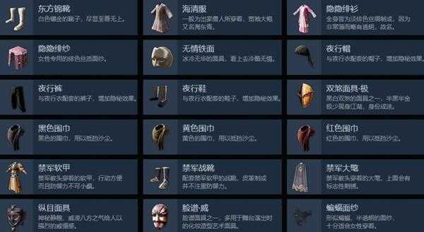 《武侠乂》全服饰一览 有哪些服饰