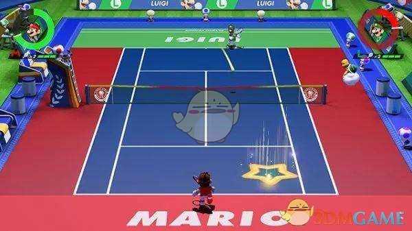 马里奥网球Aces本地双人体感模式怎么设置