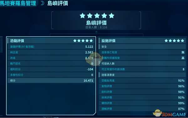 《侏罗纪世界:进化》马坦赛罗岛5星建设指南