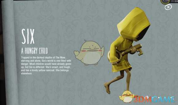 《小小噩梦》官方人物设定整理汇总