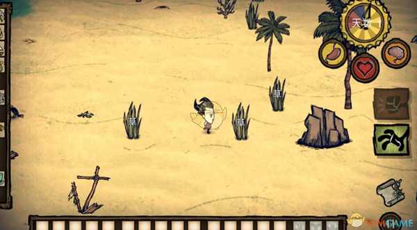 《饥荒》海滩版快速砍树方法介绍