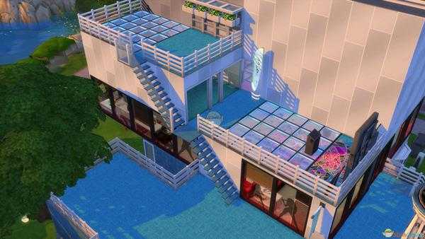 《模拟人生4》楼梯扶手无缝连接建造方法