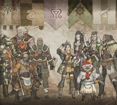 《怪物猎人：世界》全公会名片背景获得方式及预览