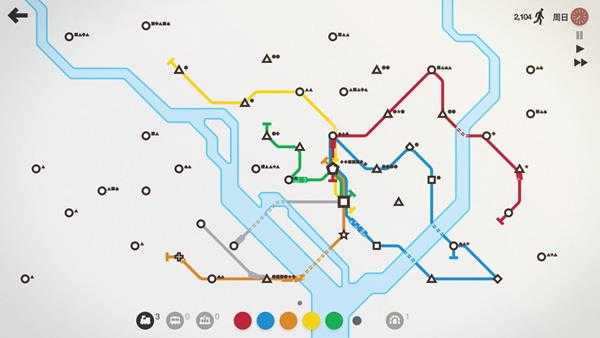 《迷你地铁》临时专线用法介绍