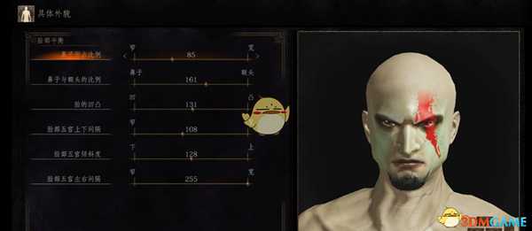 《黑暗之魂3》奎托斯捏脸数据一览