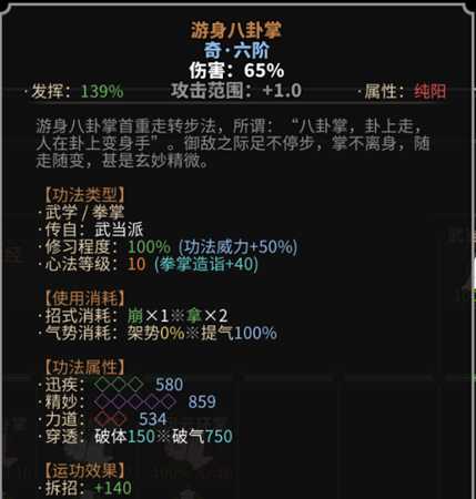 《太吾绘卷》武学基本概念详解 内功、身法与绝技机制说明