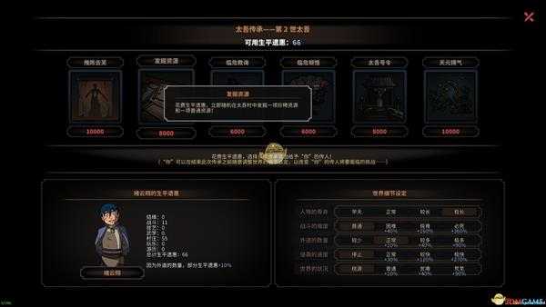 《太吾绘卷》传承系统介绍