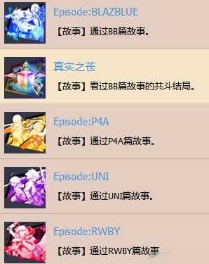 《苍翼默示录：交叉组队战》白金奖杯获得攻略