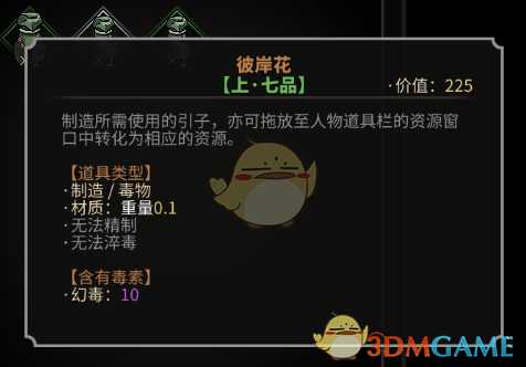 《太吾绘卷》毒药的制作方法详情