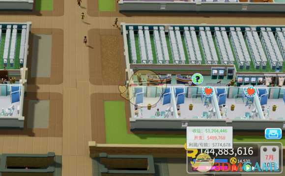 《双点医院》泡芙摩天塔半永动方案介绍