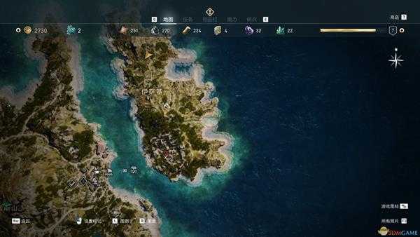 《刺客信条：奥德赛》第三块瓷片致命吸引力位置攻略