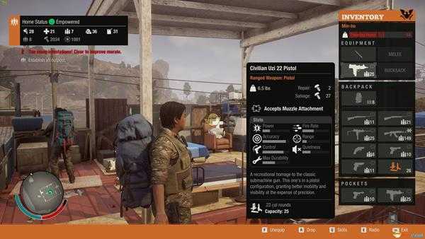 《腐烂国度2》枪械图鉴