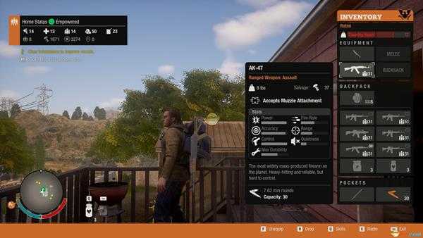 《腐烂国度2》枪械图鉴