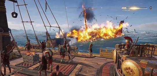 《刺客信条：奥德赛》海战无赖打法介绍