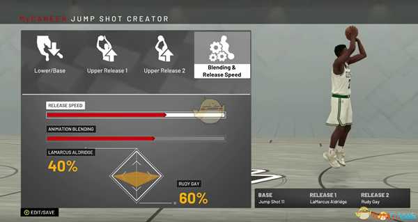 《NBA 2K19》漂移投篮及自定义投篮动作推荐