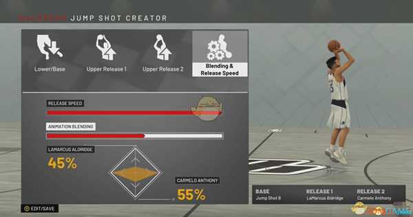 《NBA 2K19》漂移投篮及自定义投篮动作推荐
