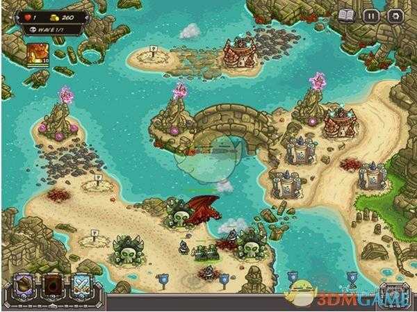 《王国保卫战：前线》海洋关卡过关布置攻略