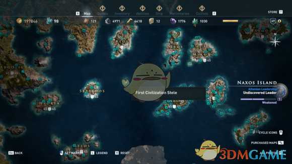 《刺客信条：奥德赛》全古墓位置一览