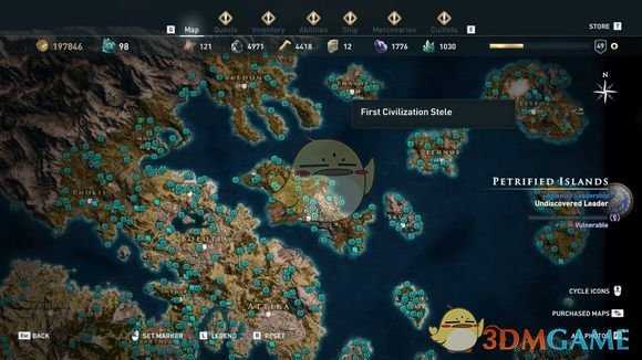 《刺客信条：奥德赛》全古墓位置一览