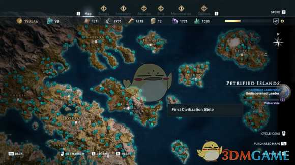 《刺客信条：奥德赛》全古墓位置一览