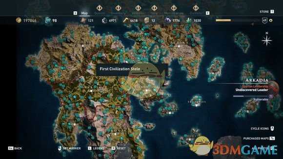 《刺客信条：奥德赛》全古墓位置一览