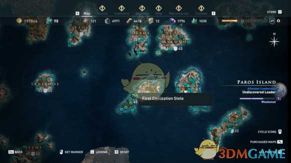 《刺客信条：奥德赛》全古墓位置一览