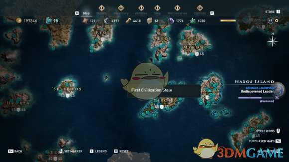 《刺客信条：奥德赛》全古墓位置一览