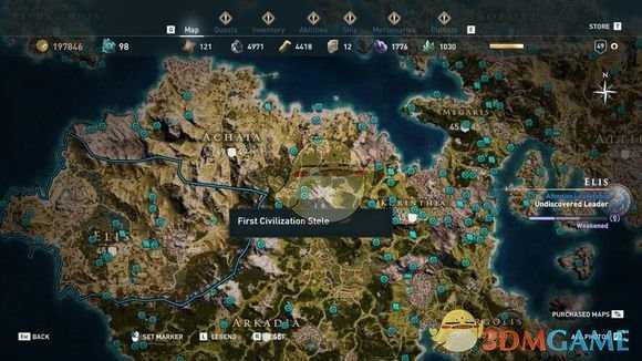 《刺客信条：奥德赛》全古墓位置一览