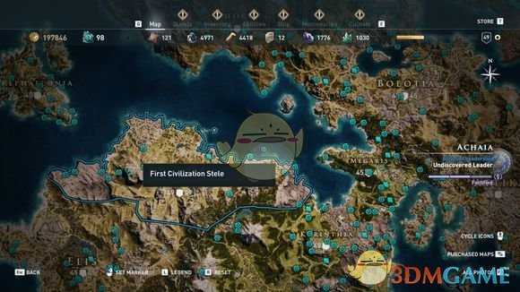 《刺客信条：奥德赛》全古墓位置一览