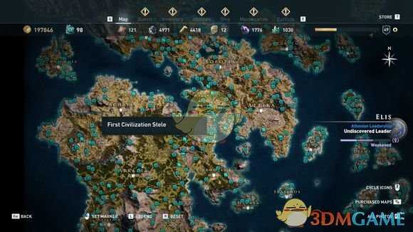 《刺客信条：奥德赛》全古墓位置一览