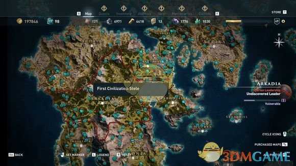 《刺客信条：奥德赛》全古墓位置一览