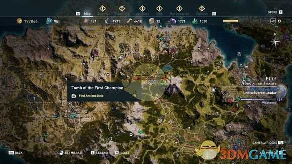 《刺客信条：奥德赛》全古墓位置一览