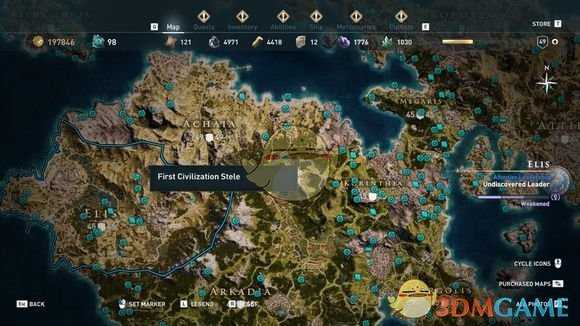 《刺客信条：奥德赛》全古墓位置一览