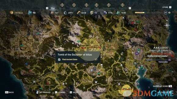 《刺客信条：奥德赛》全古墓位置一览