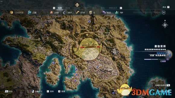 《刺客信条:奥德赛》雅典区神箭手固定刷新位置分享