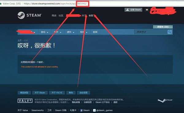 This content is not allowed in your country解决方法
