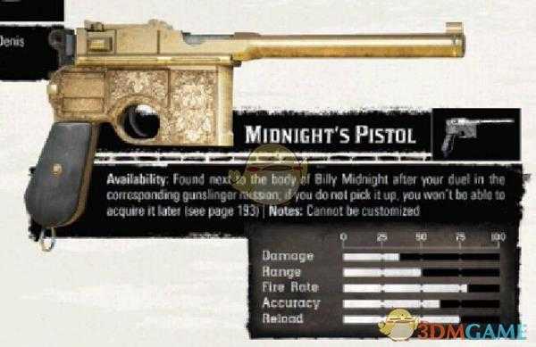 《荒野大镖客2》全武器性能图鉴汇总