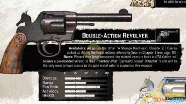 《荒野大镖客2》全武器性能图鉴汇总