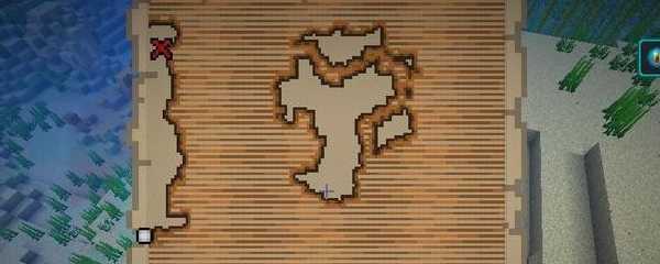 我的世界藏宝图怎么用