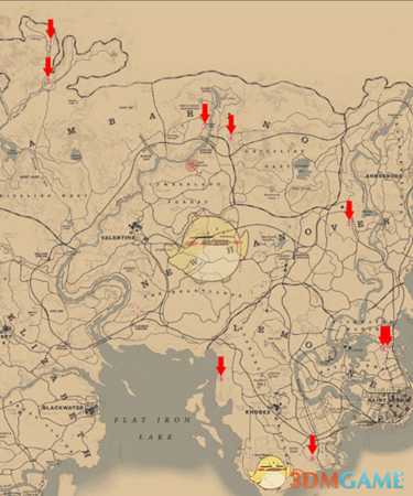 《荒野大镖客2》全帮派人员坟墓位置一览