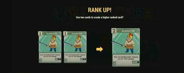 辐射76perk卡牌怎么升级