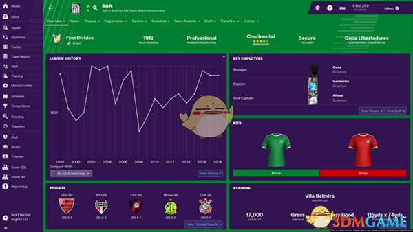 《足球经理2019》开档球队选择介绍