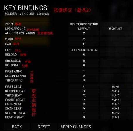 《第三次世界大战》设置界面中文翻译