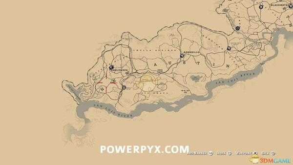 《荒野大镖客2》马术大师需要驯服的野马位置一览