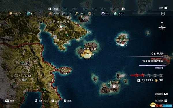 《刺客信条：奥德赛》100%全成就指南