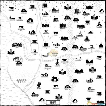 《恶念之西》完整地图一览