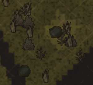 《饥荒：联机版》洞穴地形完全解析——塌陷地篇