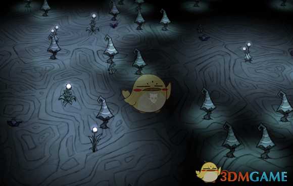 《饥荒：联机版》洞穴地形完全解析——绿蘑菇森林篇