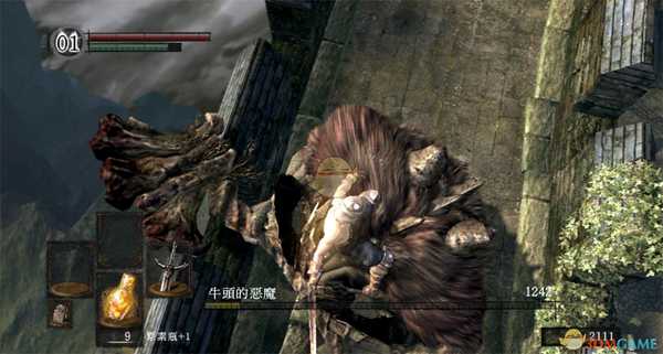 《黑暗之魂：受死版》灰烬之女MOD牛头恶魔打法技巧分享